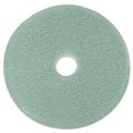 3M Ultra High-Speed Floor Burnishing Pads, 19" Diameter, Aqua, PK5, 5PK 3100